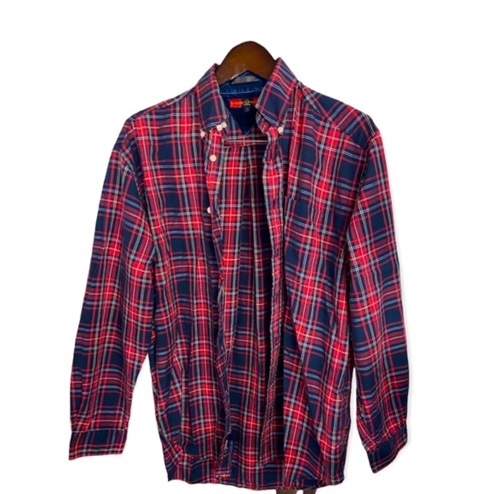 Vintage plaid Tommy Hilfiger Plaid button-down